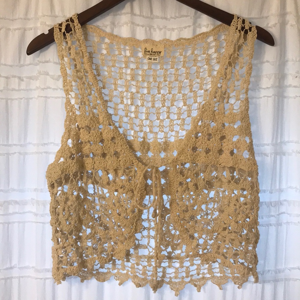 Natural Life Crochet Vest